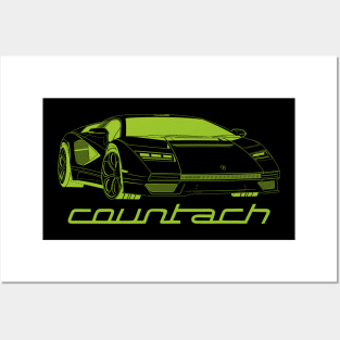 Lamborghini countach Posters and Art